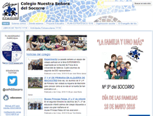 Tablet Screenshot of colegiosocorro.org